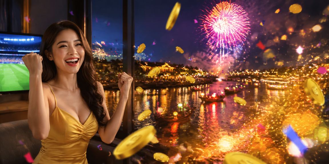 Không khí lễ hội giải trí casino tại Hội An