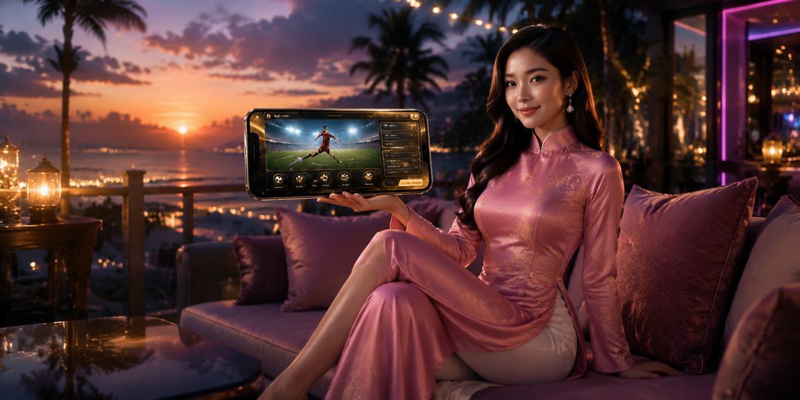 Người chơi cá cược thể thao mặc áo dài tại Phú Quốc